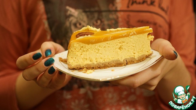 Mango cheesecake