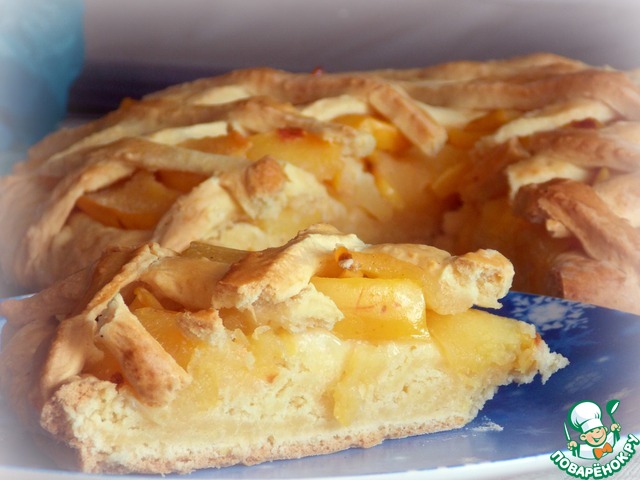 Quince shortbread pie