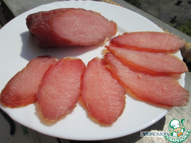 Dry-cured pork in