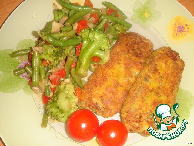 Potato croquettes with saury