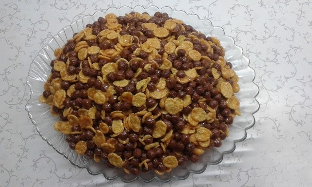 Десерт с ирисками