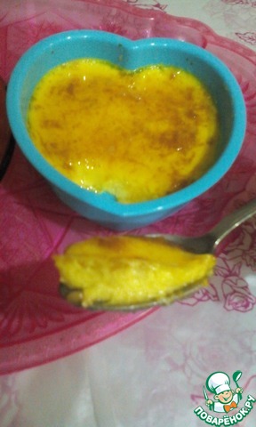 Simplified creme brulee