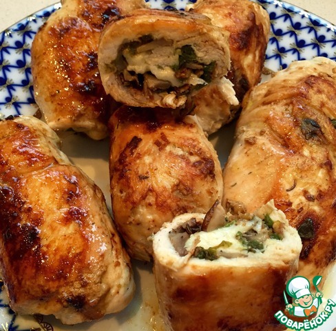 Juicy chicken rolls 