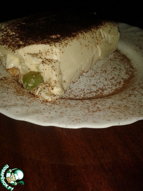 Сметанно-фруктовый десерт