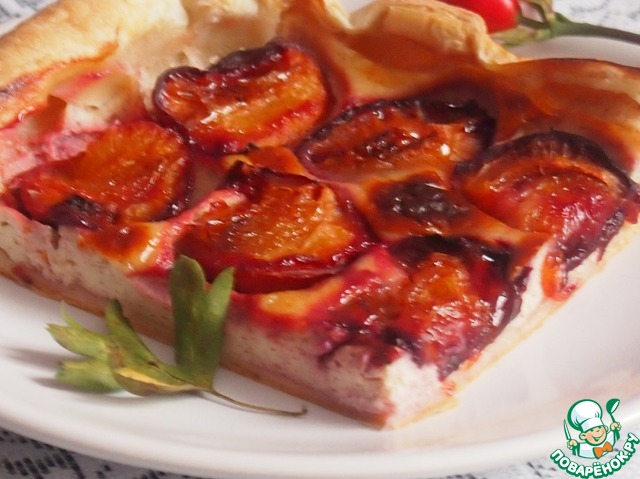 Quick cake with plums