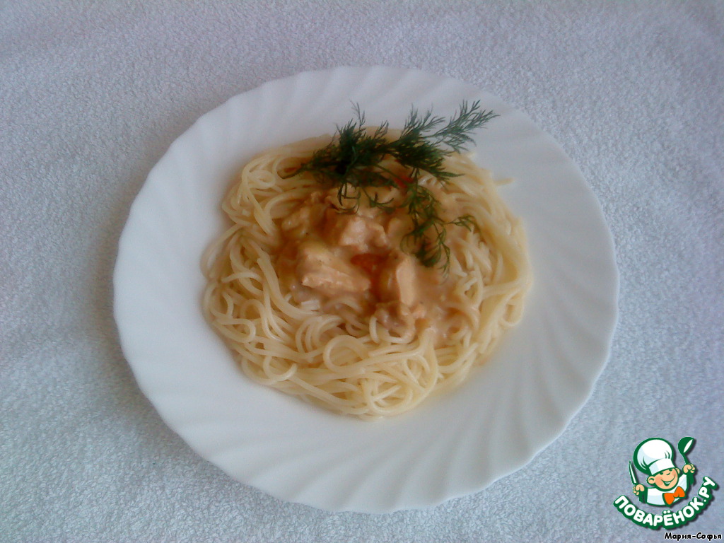 Chicken braised in coffee and cream
