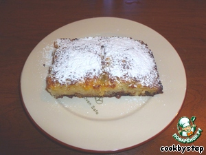 Лимонный пирог с изюмом