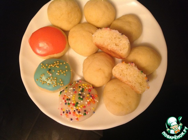Christmas cookies with ricotta