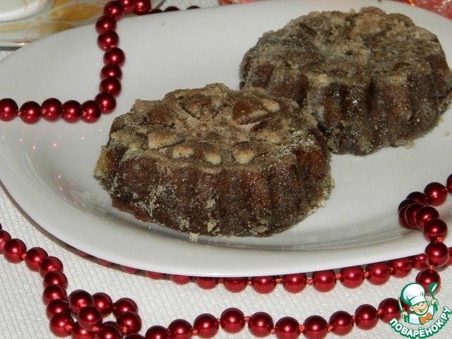 Шоколадное пирожное-суфле из манной каши