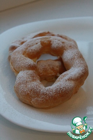 Заварные кольца с апельсиновым кремом