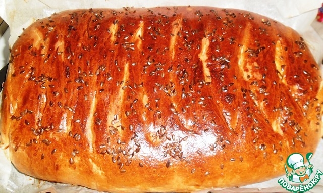 Кулебяка с капустой и грибами