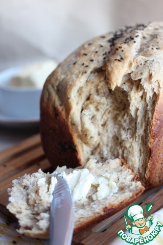 Bread with cheese and Provencal herbs