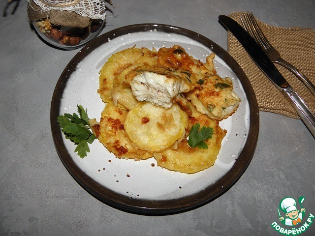 Cod in batter