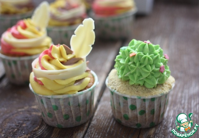 Морковные капкейки 