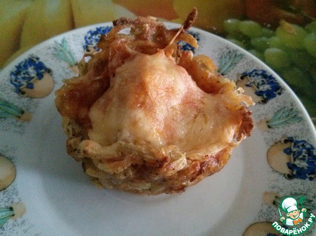 The meatballs in the nests