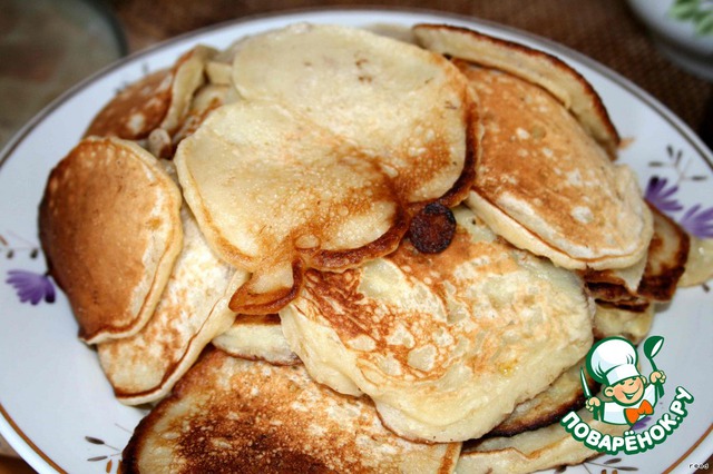 Pancakes with banana