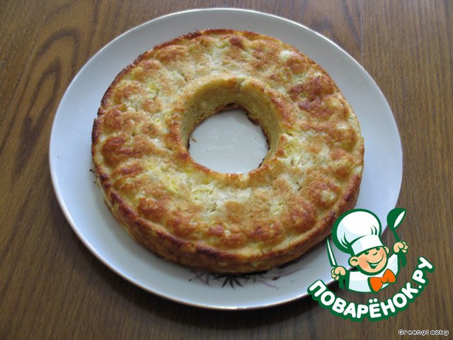 Cheese cake with orange filling
