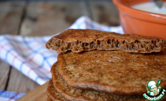 Pancakes with the taste of rye bread