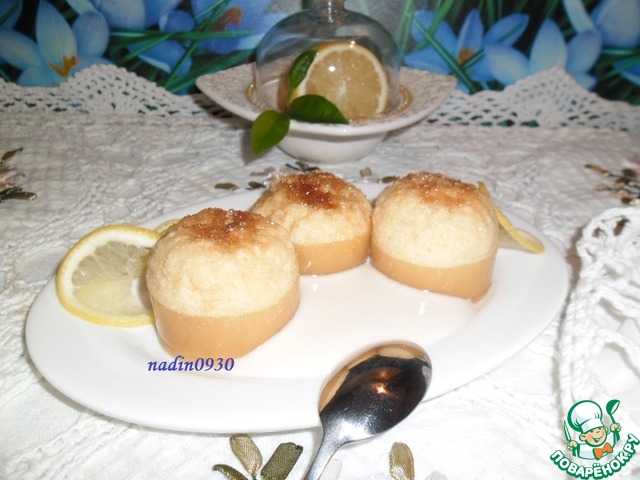 Dessert lemon