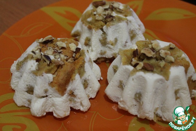 Carrot-cheesecake dessert 