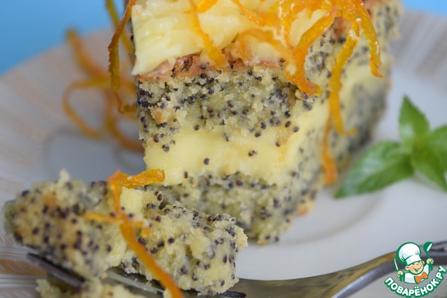 Orange-poppy seed cake