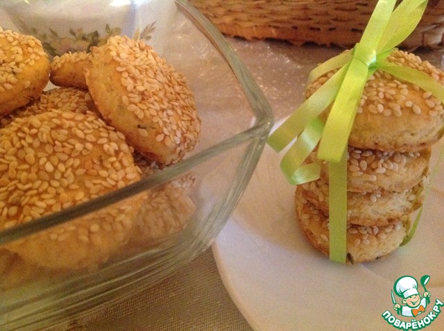 Greek pastry with feta cheese and thyme