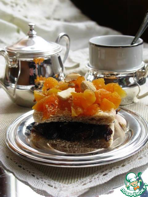 Хрустящие пирожные с сухофруктами