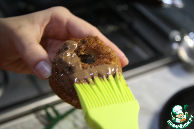 Chocolate banana muffins