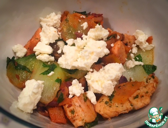 Stir-fry chicken 