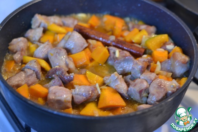 Stew with pumpkin