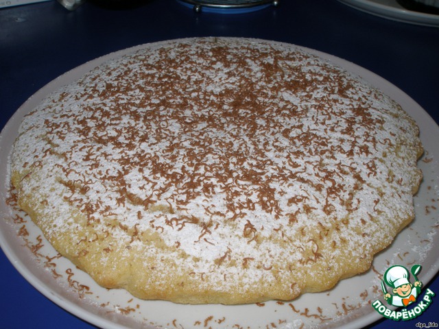 Манный пирог с лимоном