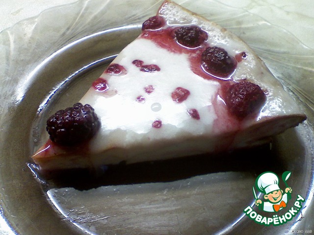 Dessert raspberry cheesecake