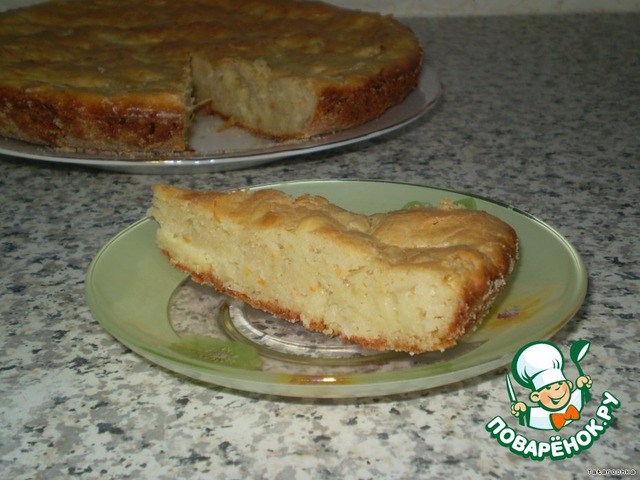 Шарлотка с квашеной капусткой