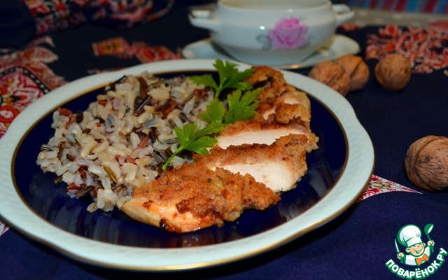 Rice and chicken 