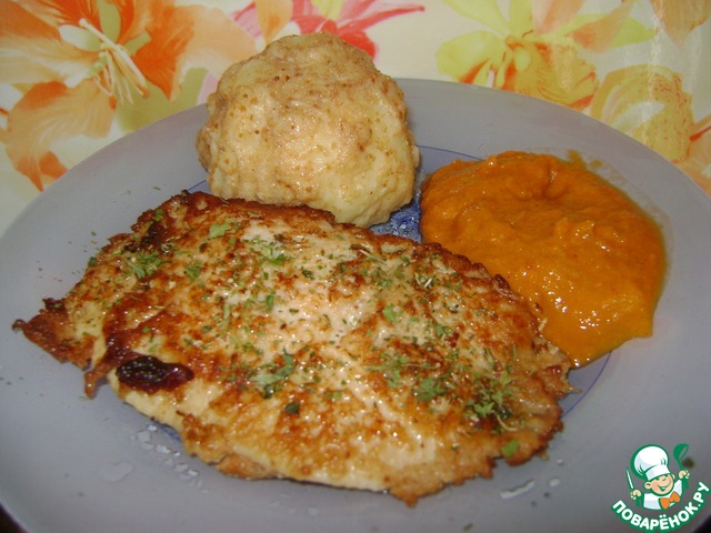 Chicken breast in milk