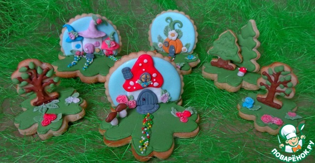 Gingerbread Magic forest