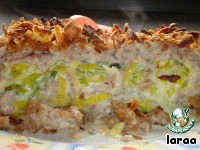 Meatloaf with a creamy filling