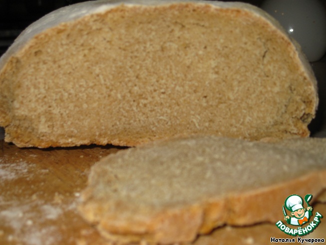 Bread with corn flour in the leaven (Pan de Broa)