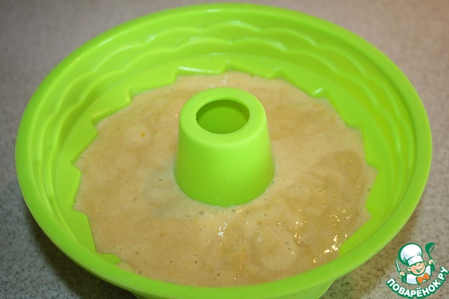 Soufflé with cream liqueur