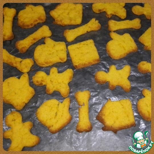 Biscuits corn from the children's cereal soluble