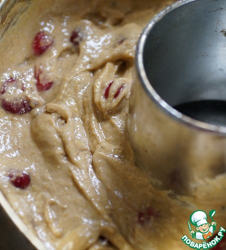 Кофейный кекс с вишней
