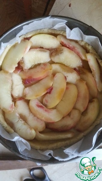 With a quick peach cobbler