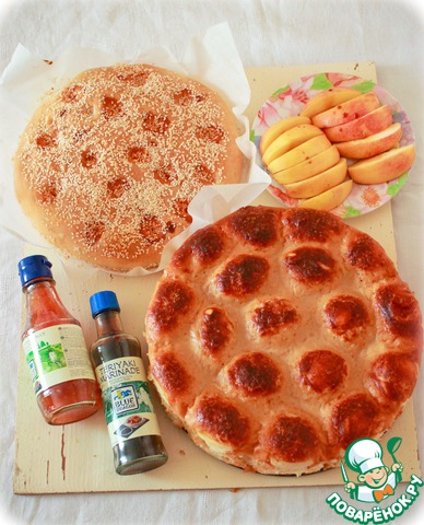 Pie with quail eggs and tender crust tofu