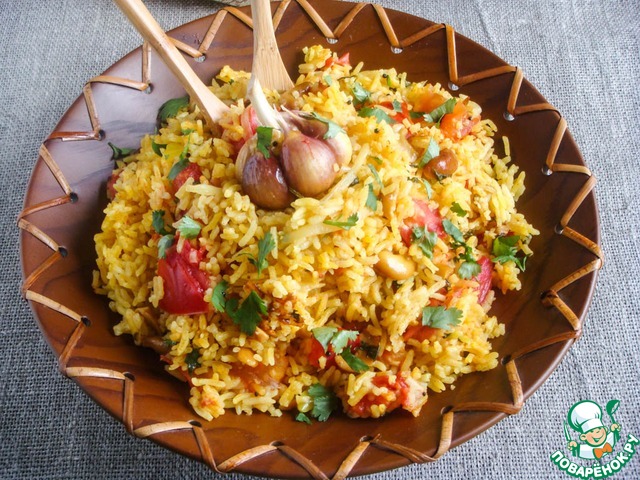 Tomato pilaf on the menu