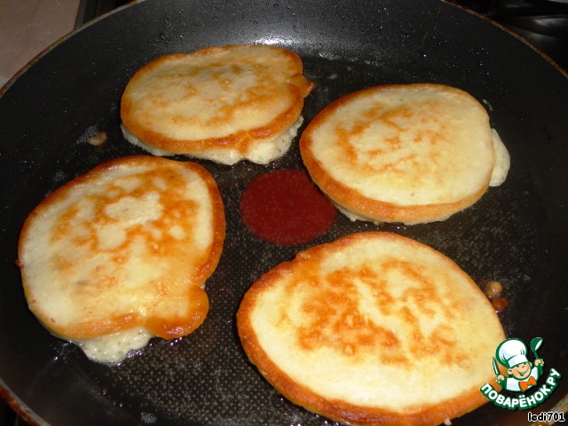 Pancakes with mushrooms