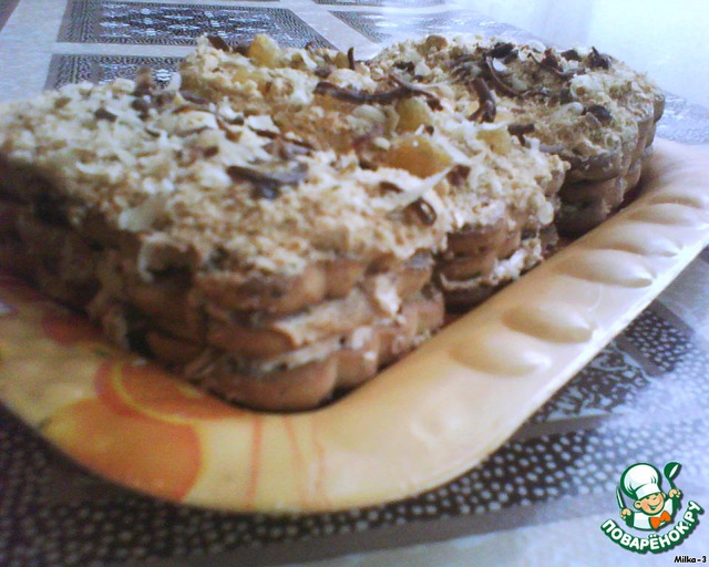 Пирожное из печенья