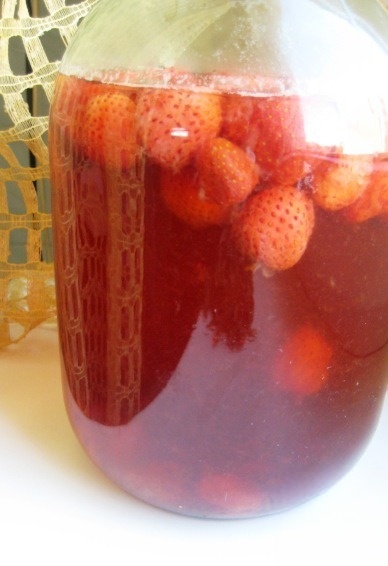 Strawberry-Basil tea