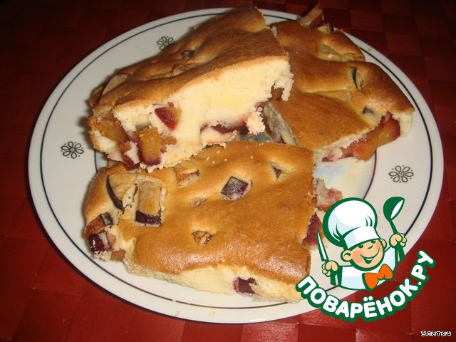 Plum pie