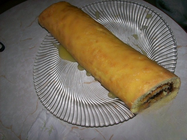 Апельсиновый рулет