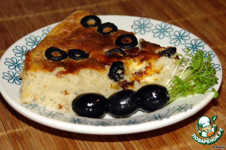 Casserole with eggs in Greek